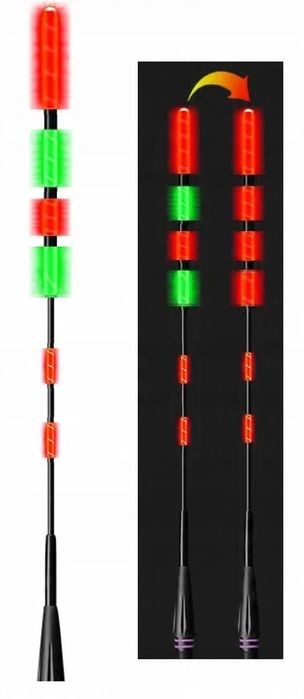 Spławik 4.0 g - 24 cm, Pogrubiana Antena + Dwie funkcje + 2x Bateria