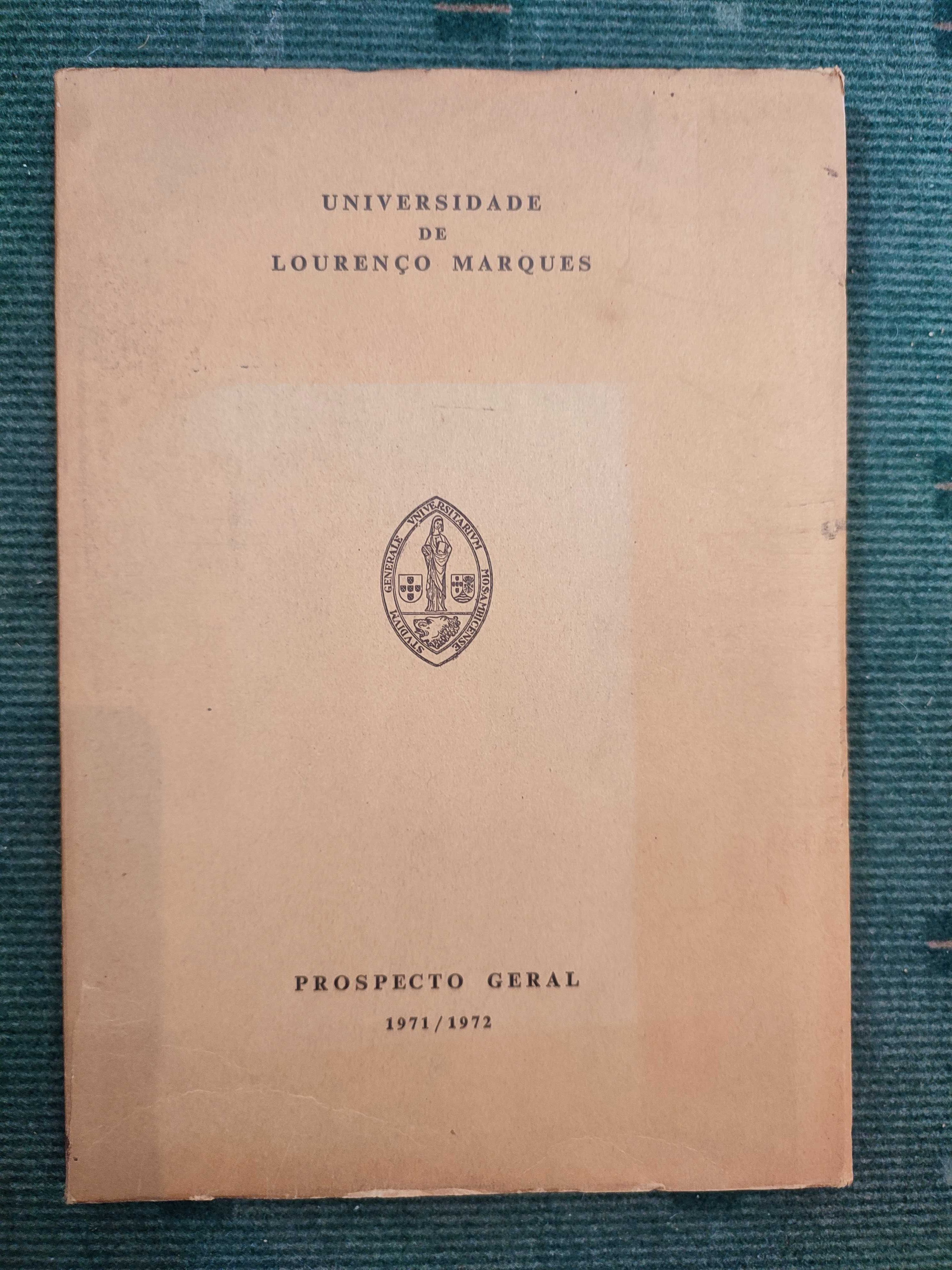 Universidade de Lourenço Marques Prospecto Geral 1971/1972