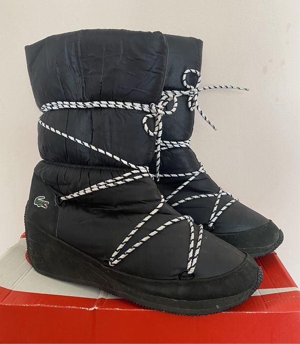 Зимові чоботи lacoste оригінал дутики