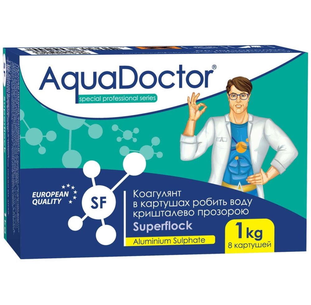 Коагулирующее средство в картушах AquaDoctor Superflock (Коагулянт)