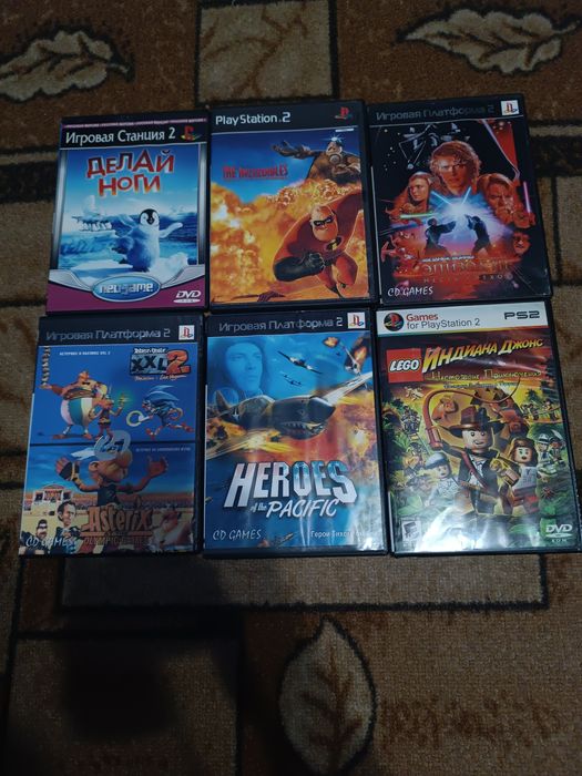 P S 2 диски в гарному стані