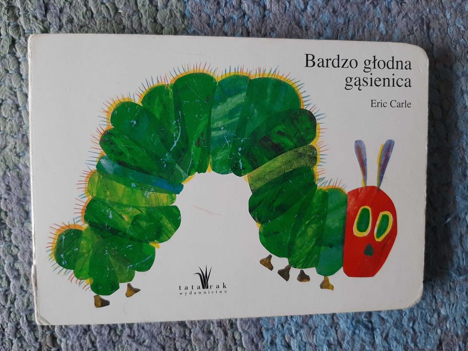 książeczka "Bardzo głodna gąsienica"  Eric Carle