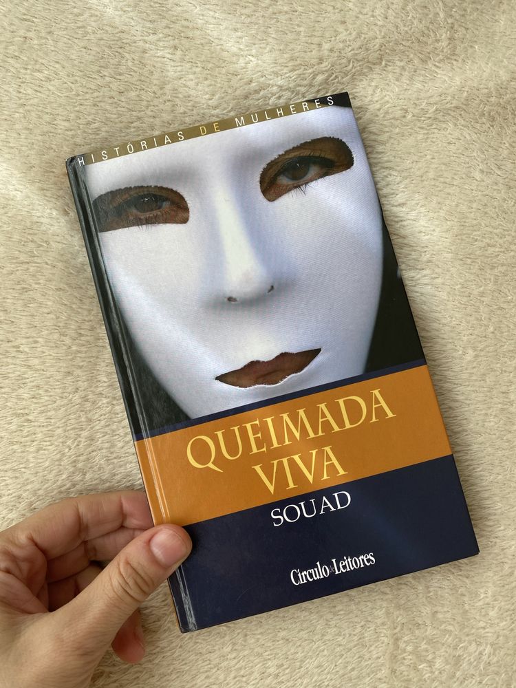 Livro capa dura Queimada Viva