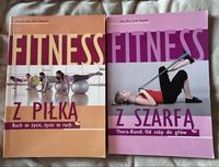Fitnes z piłką i szarfą książka zestaw