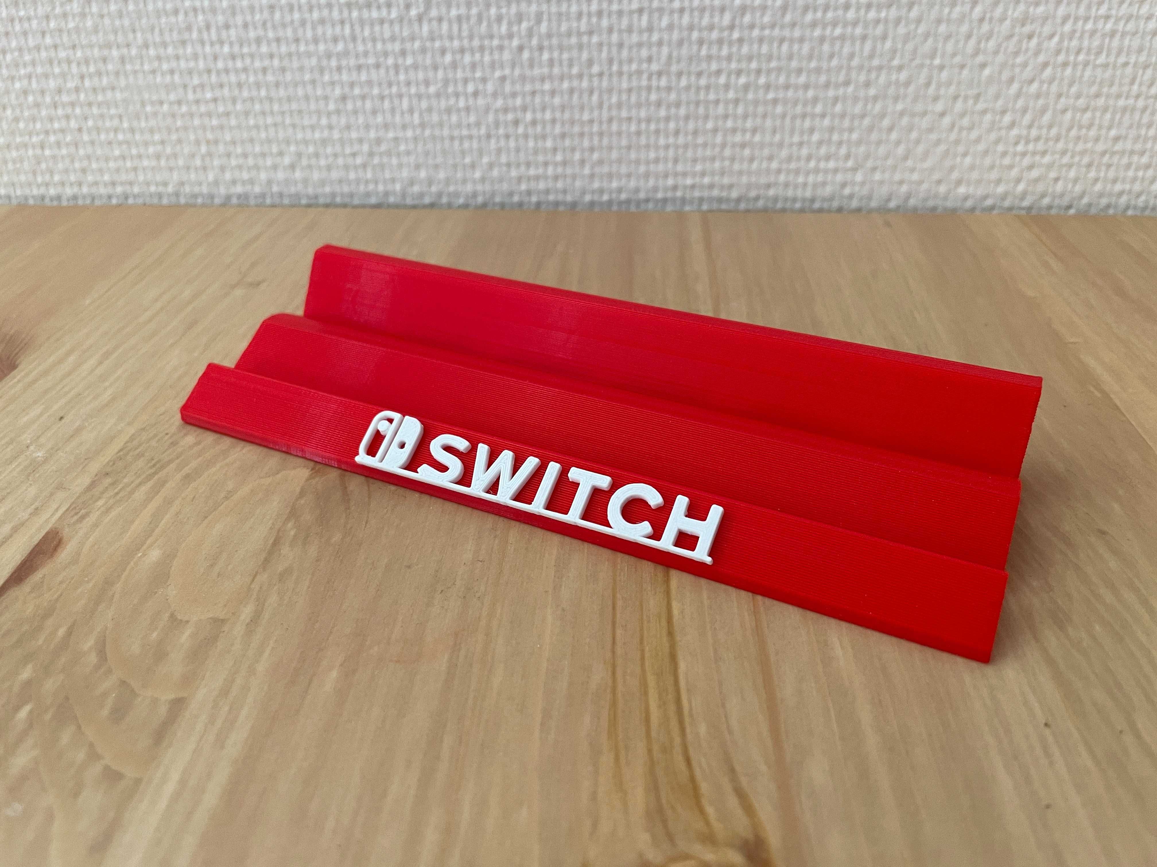 Stojak podstawka na 12 gier kartridzy Nintendo Switch czerwona
