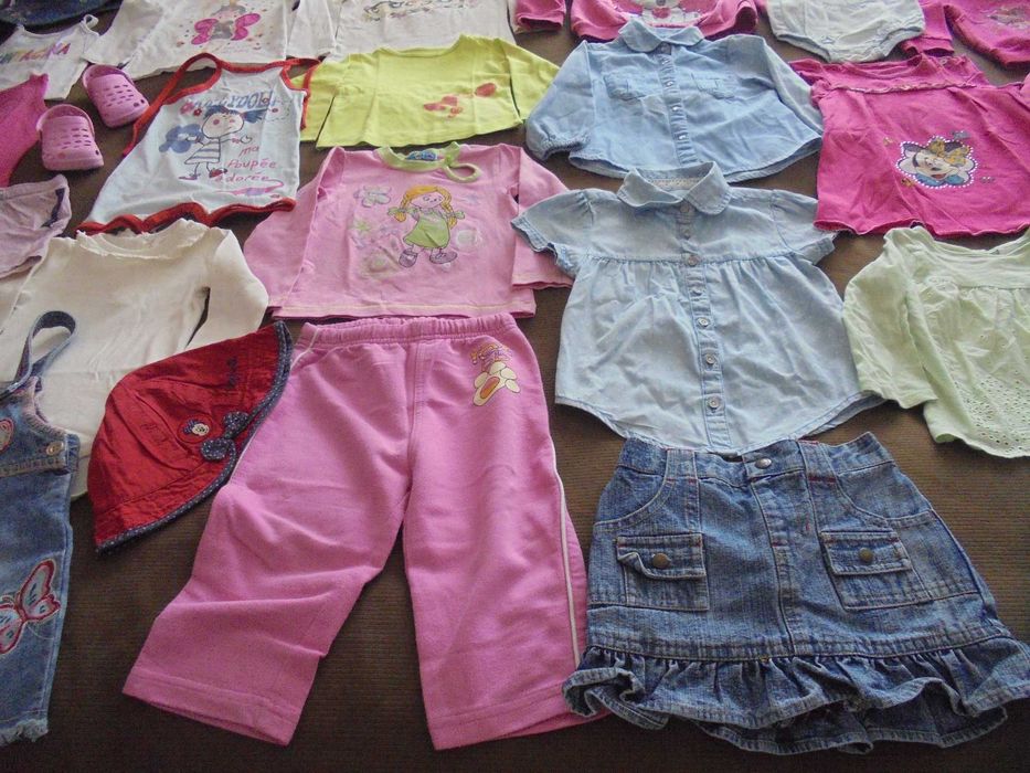 lote de roupa de menina bebé a boneca cor de rosa