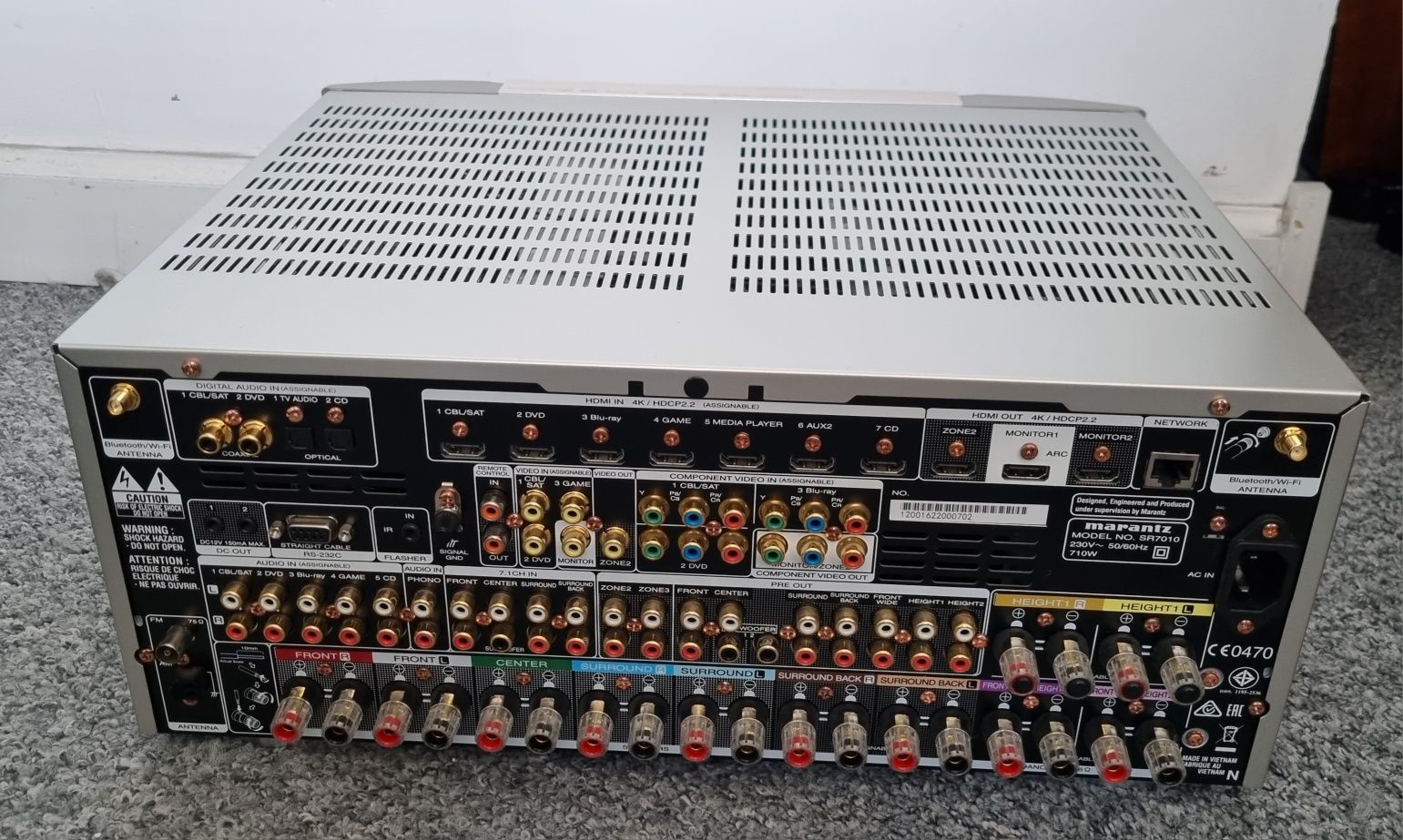 Amplituner Marantz sr7010 srebrny.