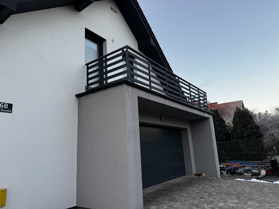 Alu Balustrada malowana proszkowo balustrady barierka balkon balkony