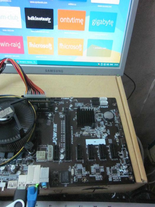 Швидкий комплект s1150 материнська плата J&W H81_i5 4590 xeon_4Gb RAM