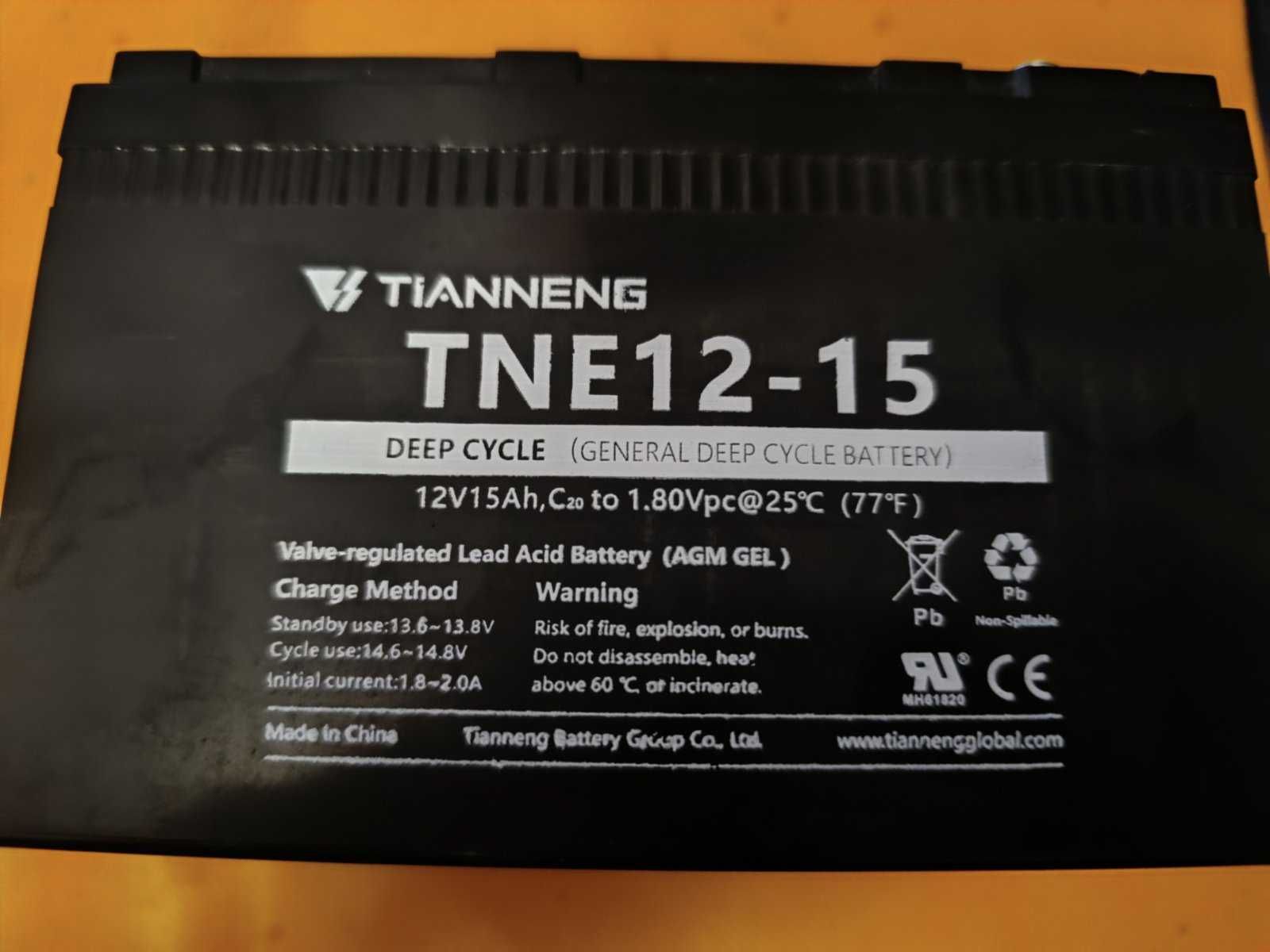 аккумулятор TIANNENG 12V 15Ah