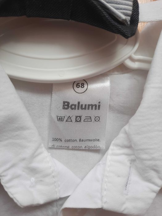 Balumi eryk 68 komplet do chrztu, chrzest, chrzciny, body, 62, 64, 66