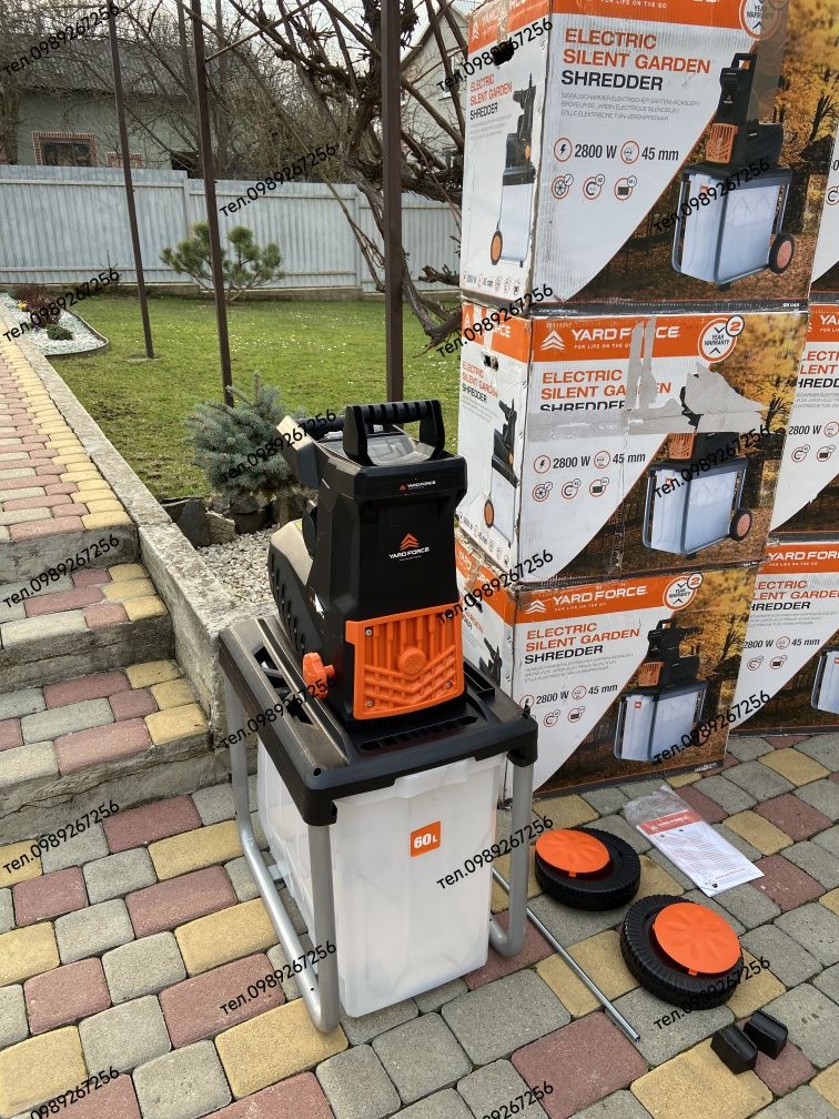 Гілкоподрібнювач, шредер, измельчитель веток, FERREX, PARKSIDE, Yard