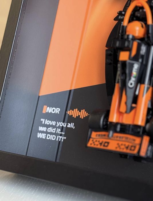 Moldura para LEGO® Speed Champions McLaren F1® Team MCL38 (2024)