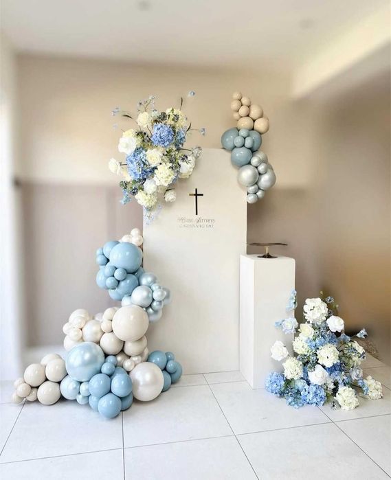 Ścianka zdjęciowa/Ścianka Balonowa - Komunia, Chrzest, Urodziny,Wesele