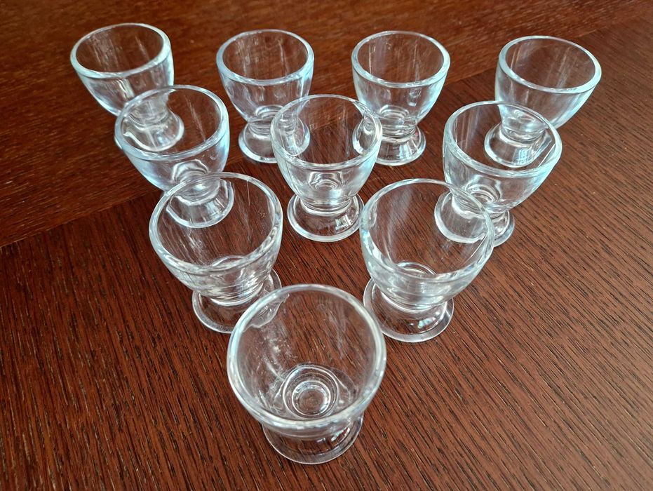 Kieliszki do wódki, szklane (10 sztuk)