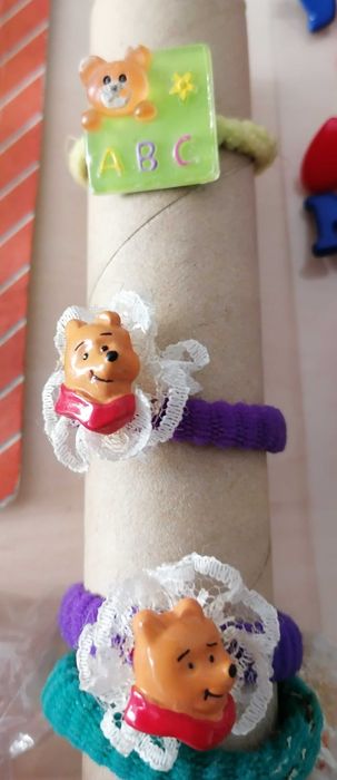 Molas e elásticos de cabelo, criança e adulto, lote todo por 5€