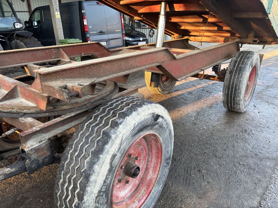 Przyczepa rolnicza 8t wywrotka niemiecka REISCH. Krone.Diedam.Fristein