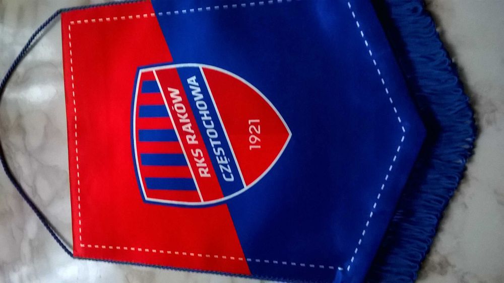 proporczyk klubowy >RAKÓW< Częstochowa