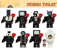Coleção de bonecos minifiguras Skibidi Toilet nº1 (compatíveis Lego)