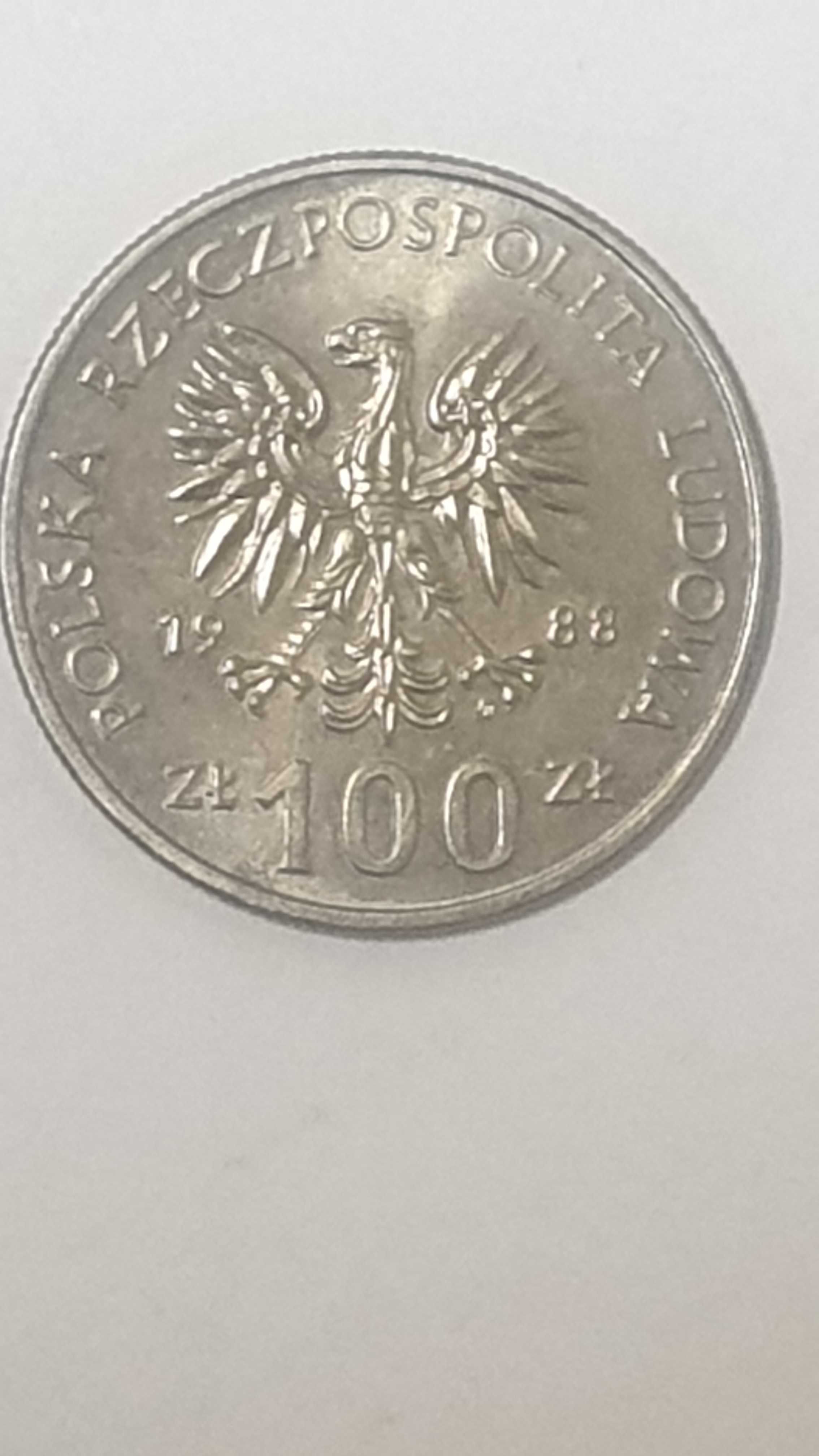 Moneta 70 rocznica Powstania Wielkopolskiego 1988- 100 zł