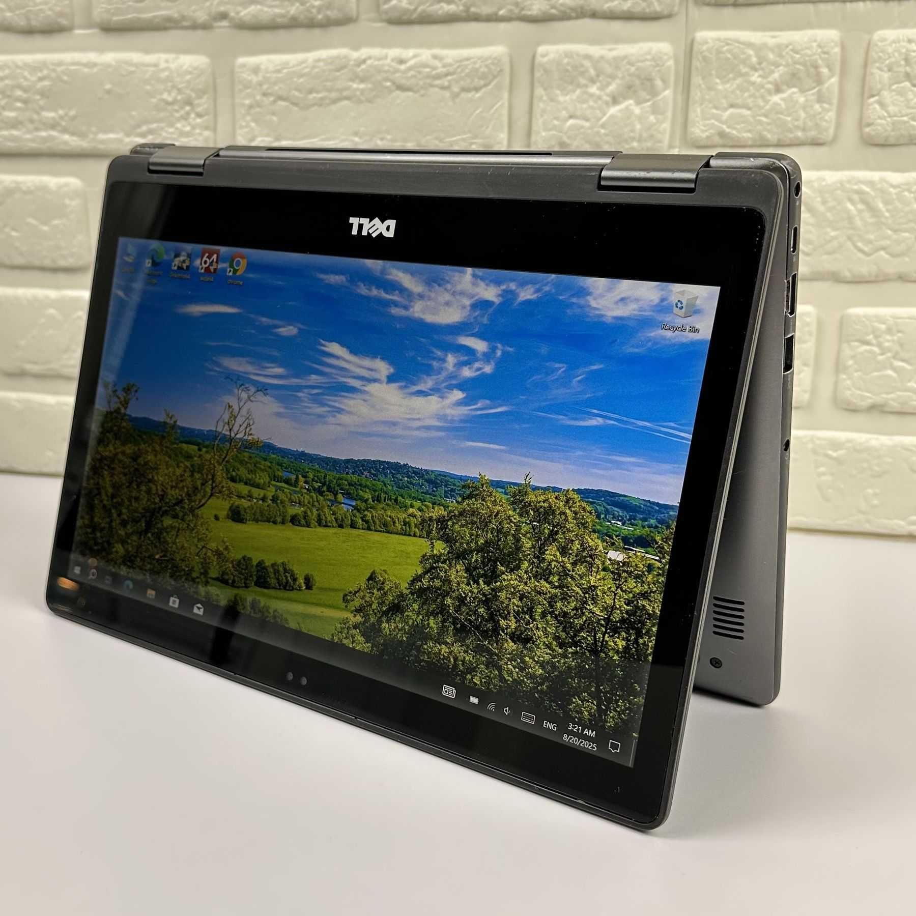 Сенсорний ноутбук трансформер Dell / intel i3 / 8 gb DDR4 / SSD / IPS
