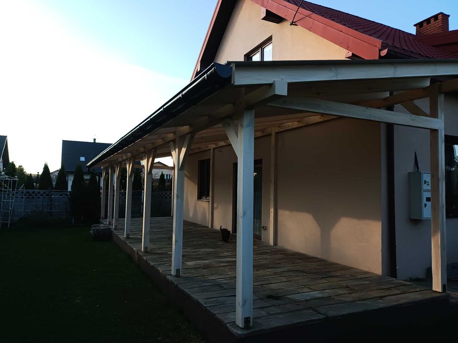 Taras zadaszenia tarasu