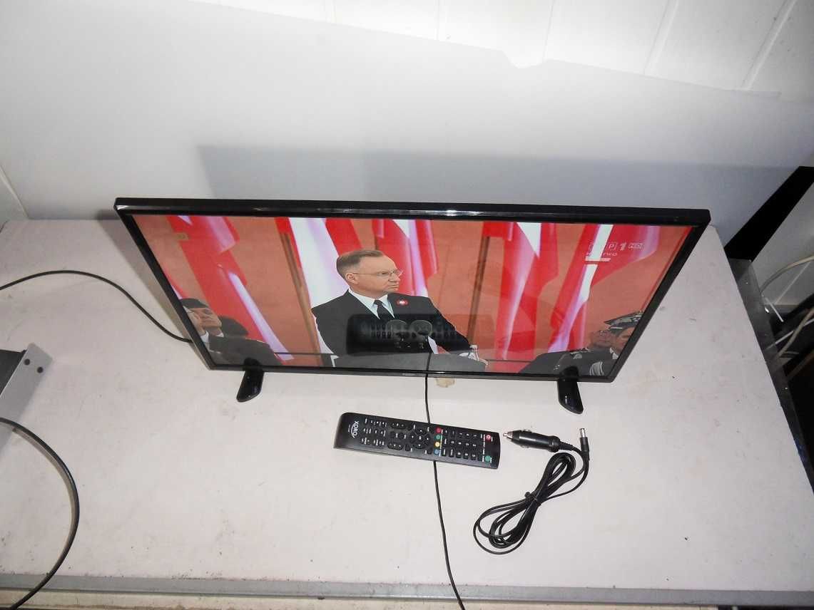 LED Tv 24" dvb-t/2 hevc gwarancja 12v i 230v