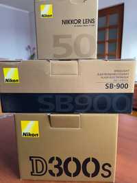 Zestaw Nikon D300S - Nikkor 50mm f/1.8d - lampa SB-900