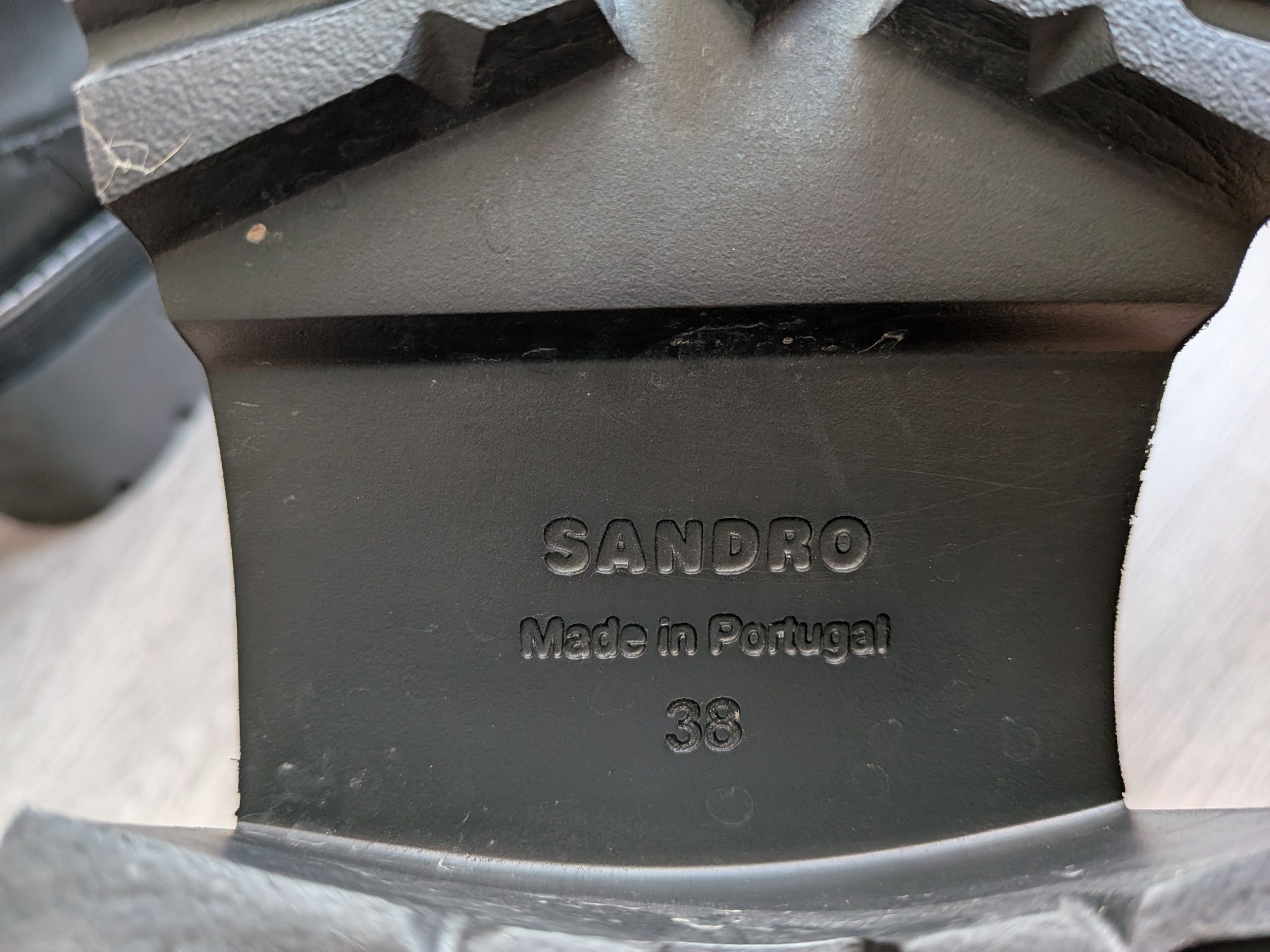 Шкіряні чоботи SANDRO
