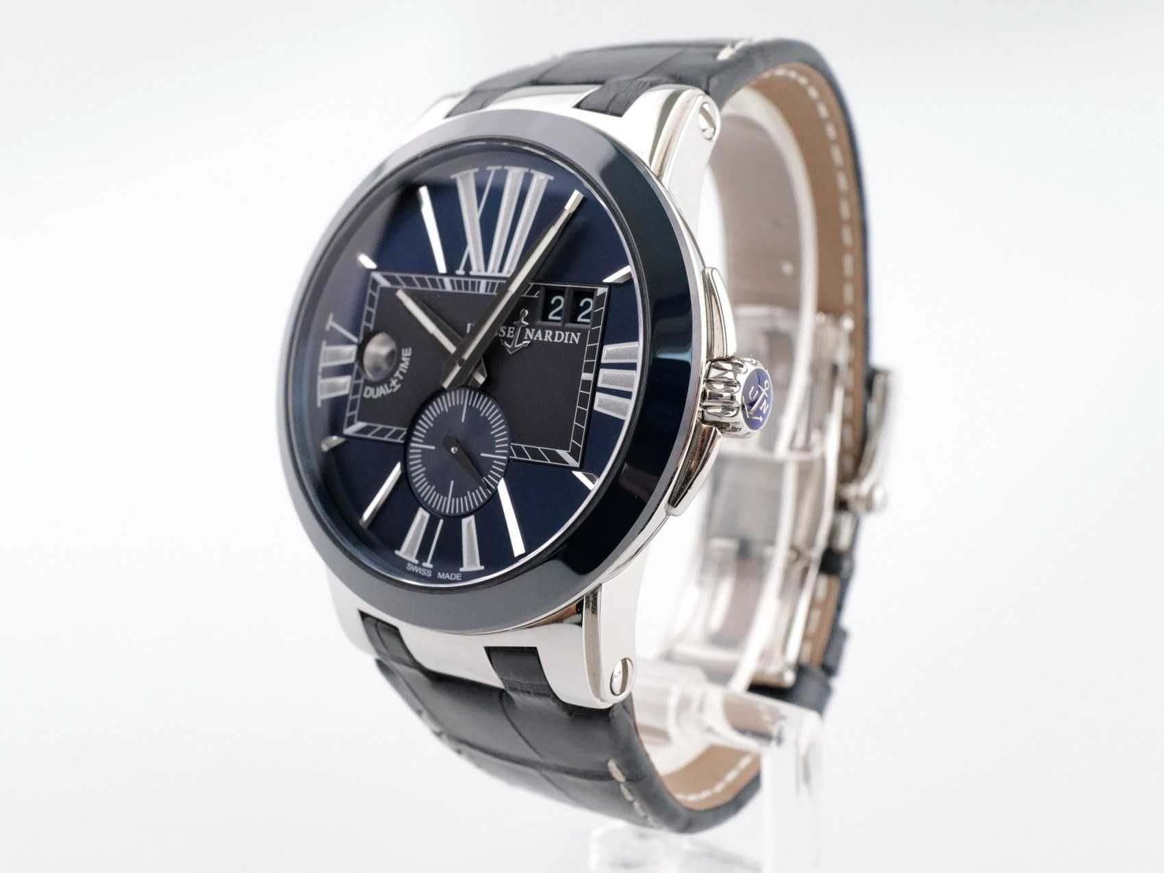 Ulysse Nardin Executive Dual Time Blue Dial