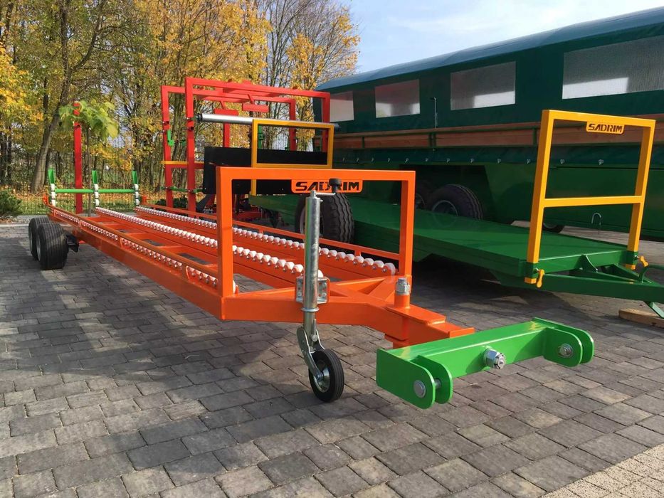 Wózek Samowyładowawczy Roller3 3skrzyniopalety 2 rzędy rolek zaczep