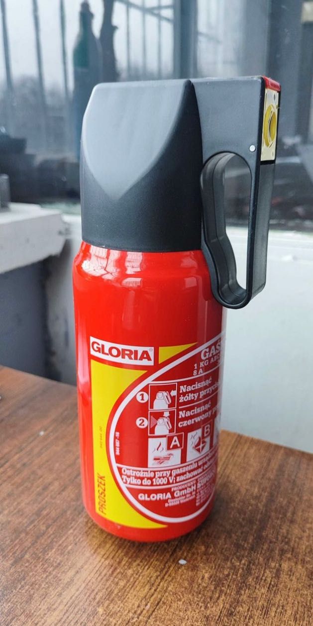 Новий Gloria 1 кг Вогнегасник Огнетушитель 2023