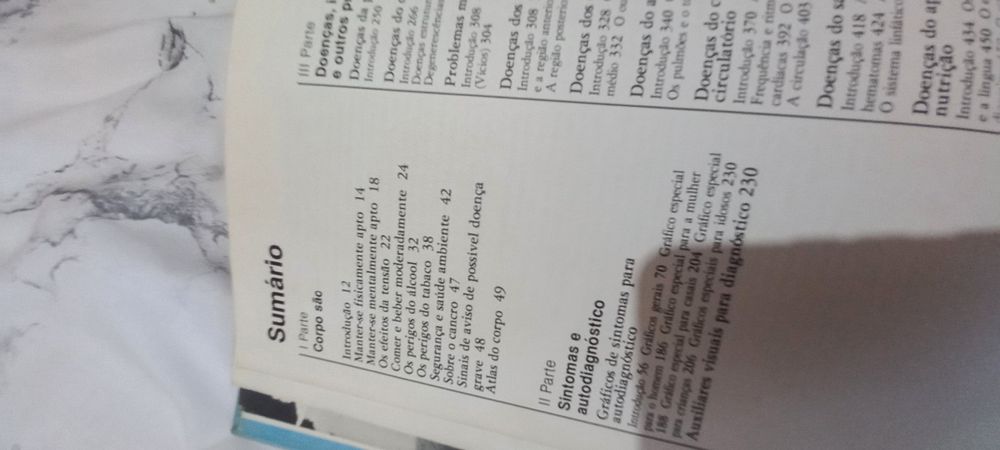 Livro se Saude e Bem estar antigo