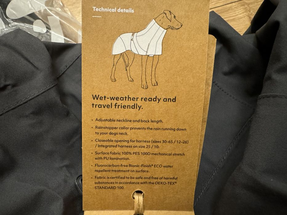 Hurtta mudventure kurtka przeciwdeszczowa dla psa