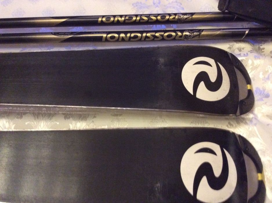 Narty z kijkami stan bardzo dobry.