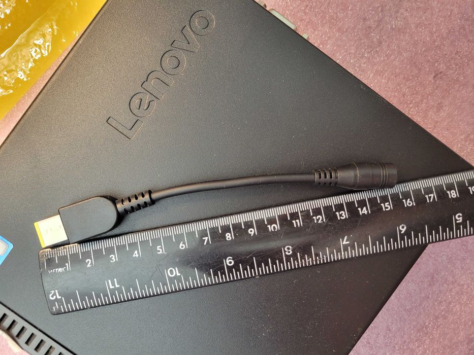 Перехідник живлення для Lenovo 5.5x2.5мм Slim Tip square USB + PIN