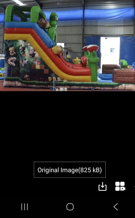 Zjeżdzalnoa dmuchana Mario Bros