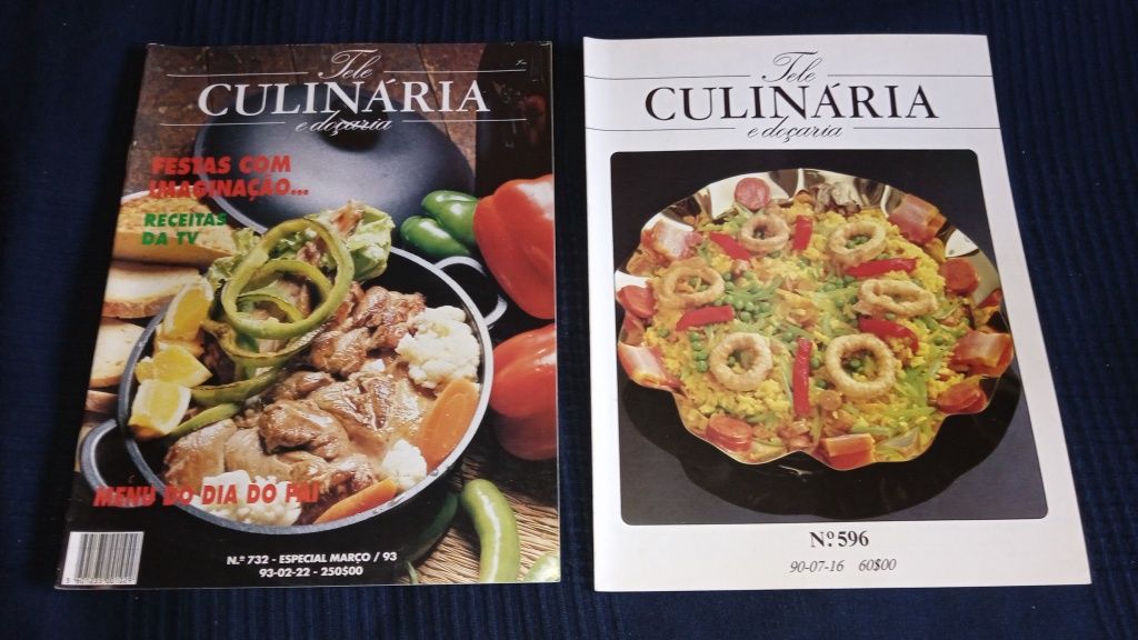 5 Revistas Tele Culinária + 5 Revistas Culinária de Oferta