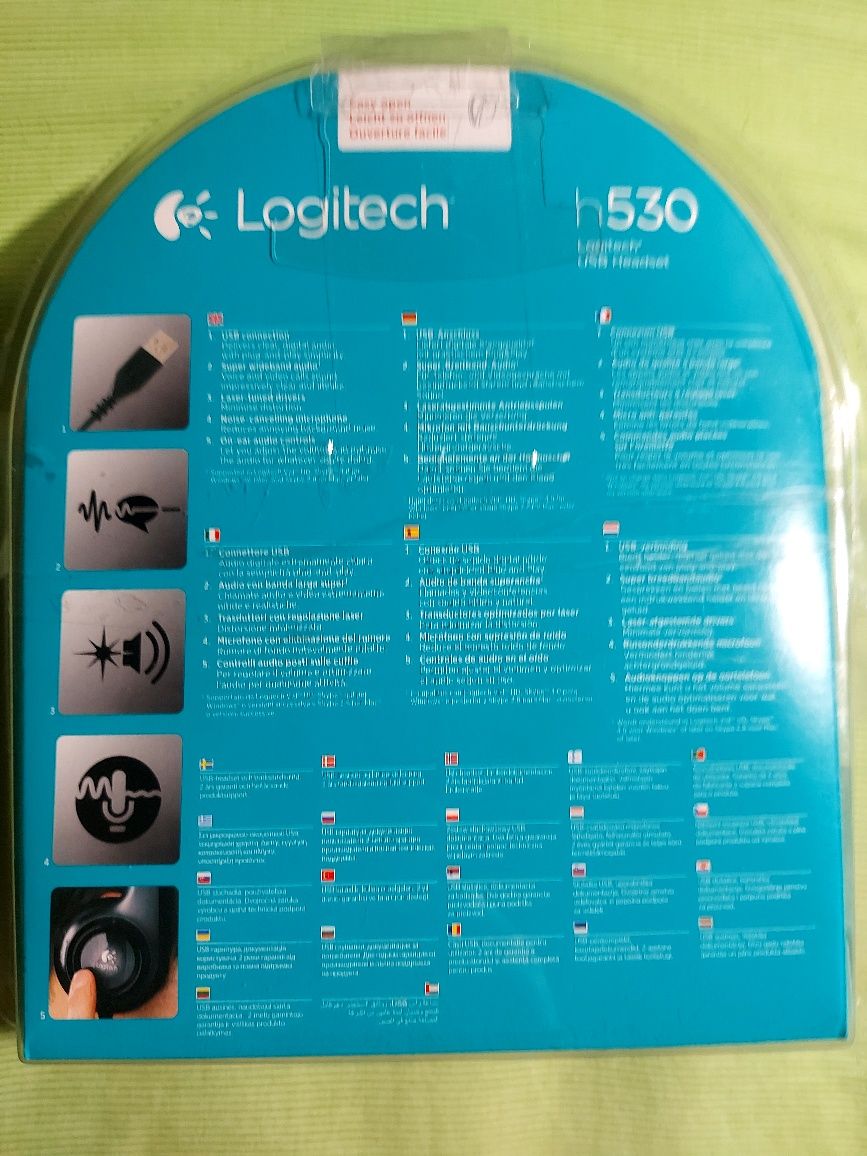 Наушники (компьютерная гарнитура) Logitech H530 Headset USB 
0001