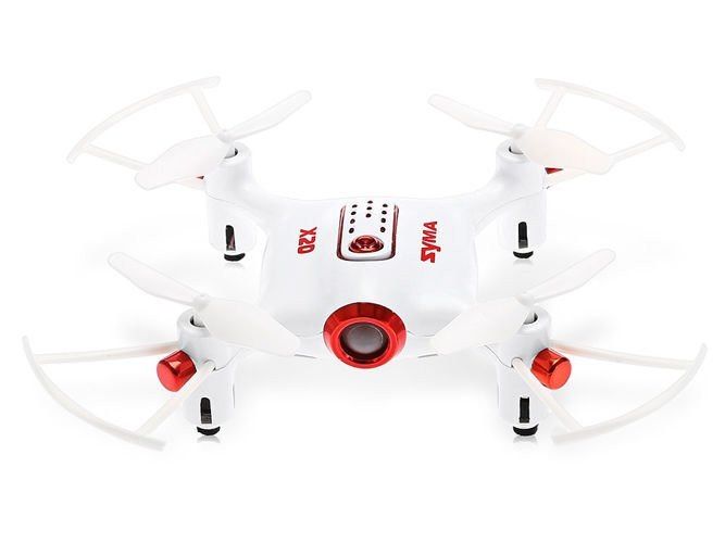 Dron syma X20-S (2.4GHz, żyroskop, zasięg do 20m, 10.5cm) - biały