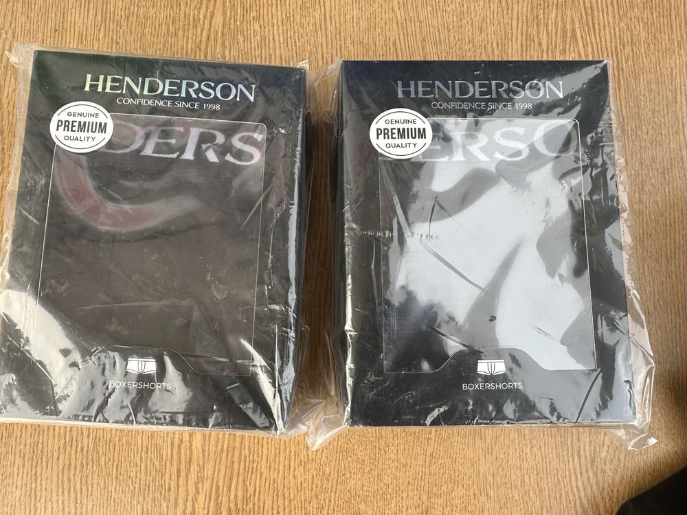Bokserki Henderson premium czarne 2szt.