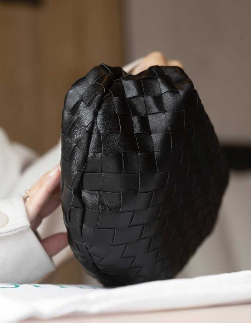 Елегантна плетена сумка Bottega Venetа з натуральної шкіри. ТОП ПРОДАЖ