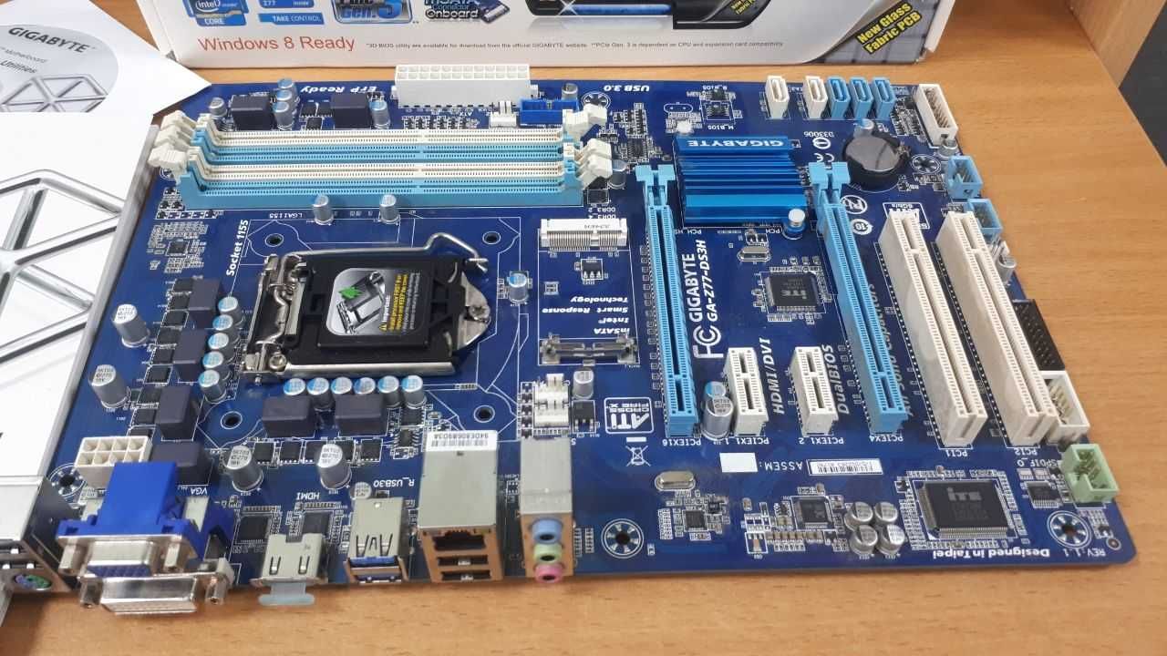 Материнская плата Gigabyte GA-Z77-DS3H socket 1155