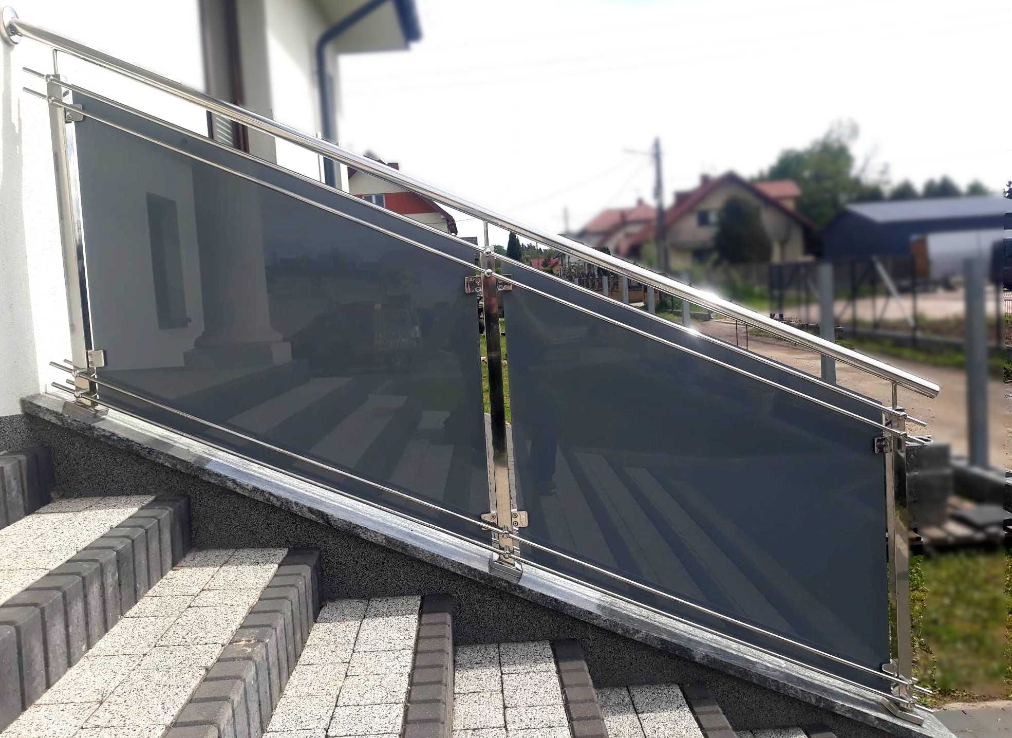 balustrada szklana balustrady ze szkłem Łuków Lublin Warszawa