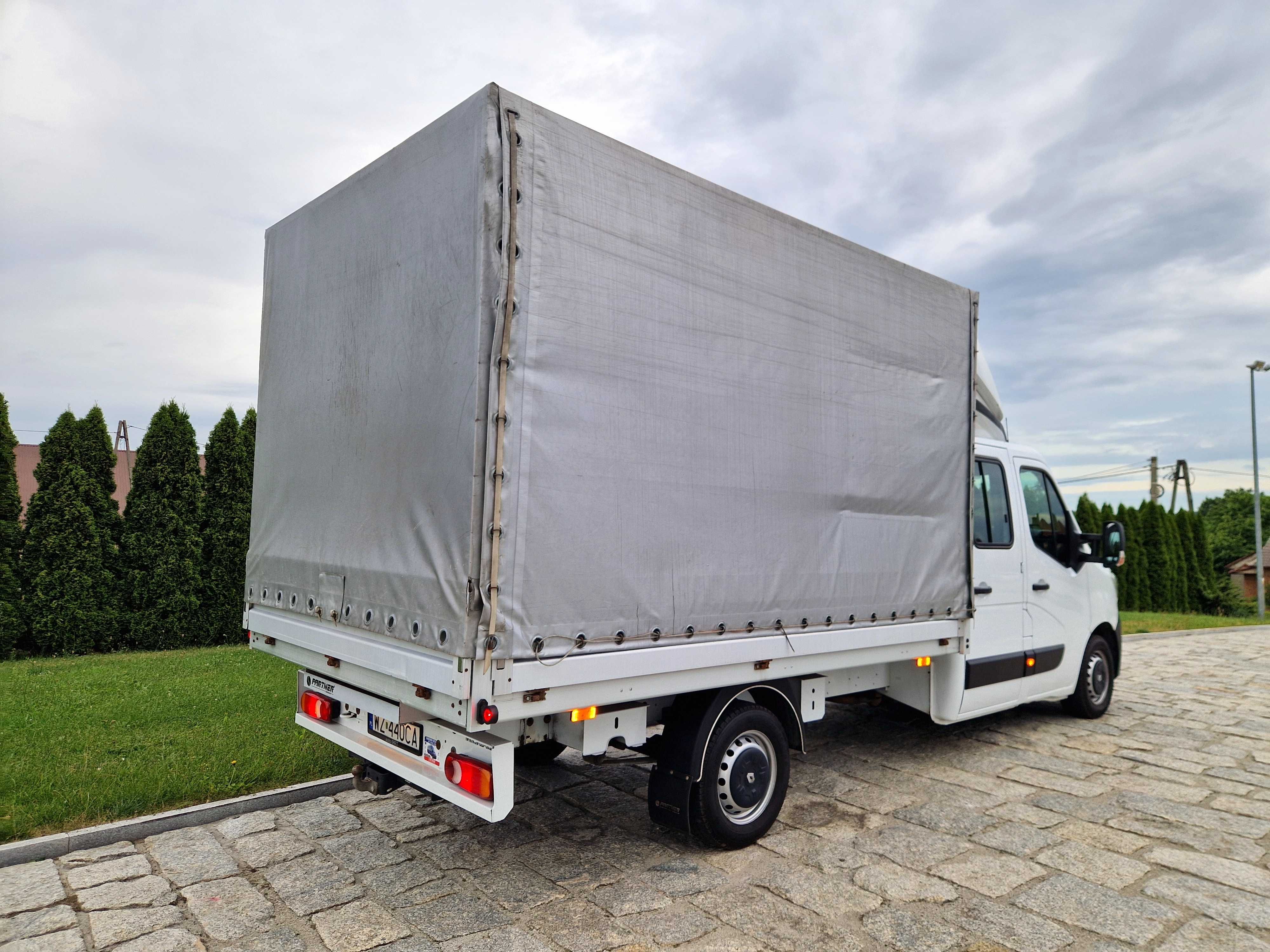 Renault Master Dubel Kabina Doka Brygadówka Skrzynia Plandeka Krajowy