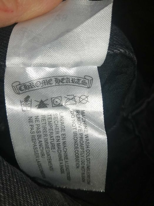 Джинси чоловічі (на підлітка) CHROME HEARTS Black / Pink