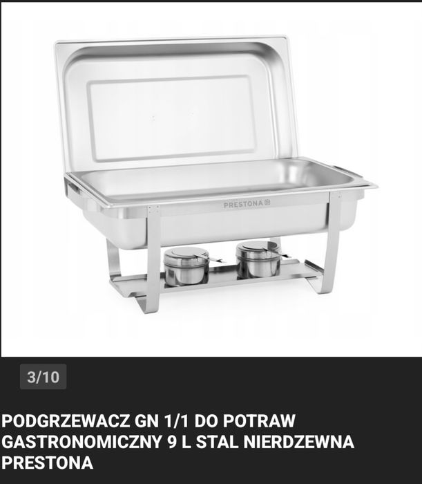 Podgrzewacz gastronomiczny nowy