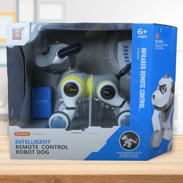 Робот Собака Robot Dog аккум 3,7 V звуковые и световые эффекты на Р/У