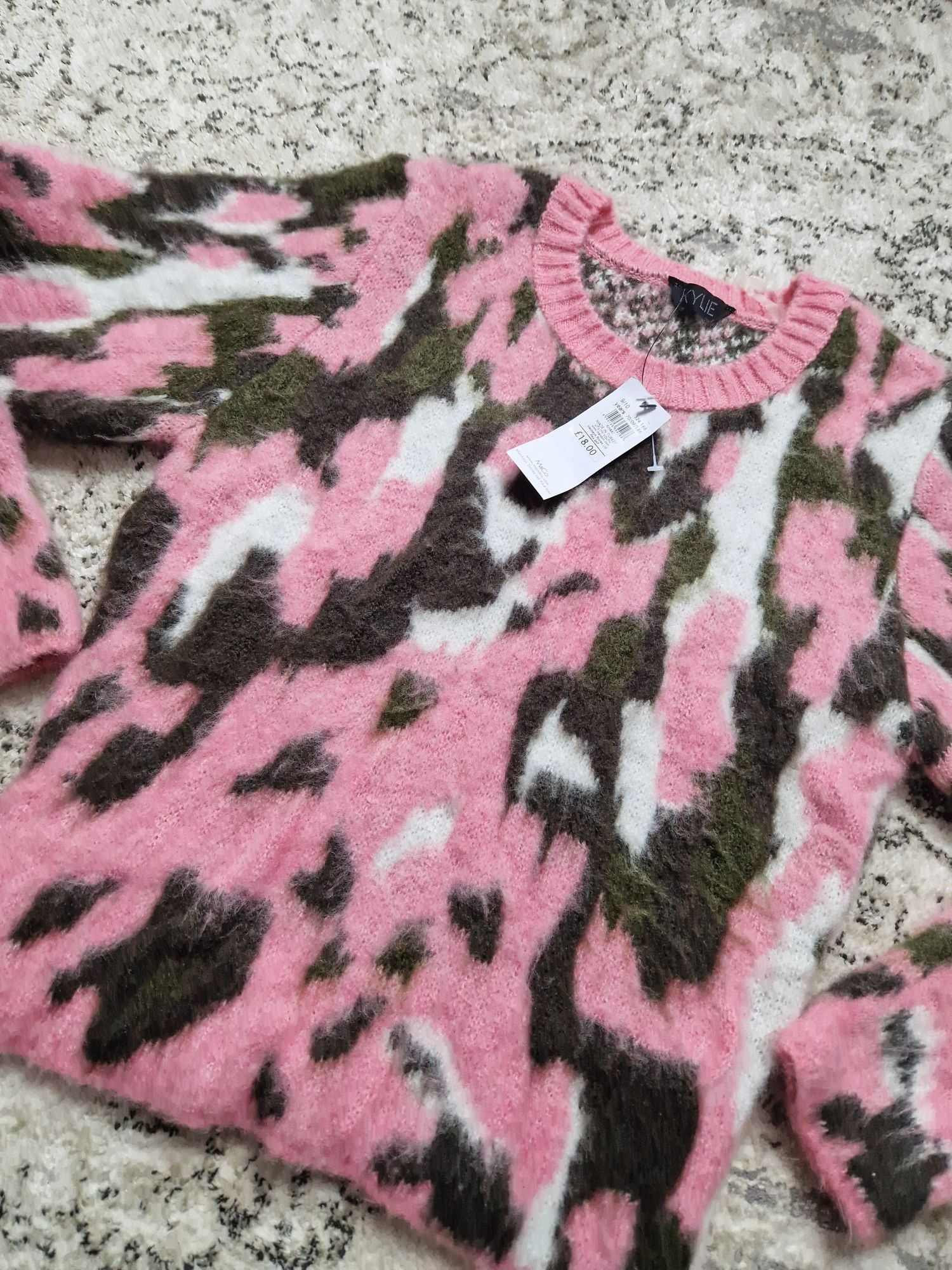 Sweter  sweterek  różowy Kylie 134cm 9-10 lat nowy