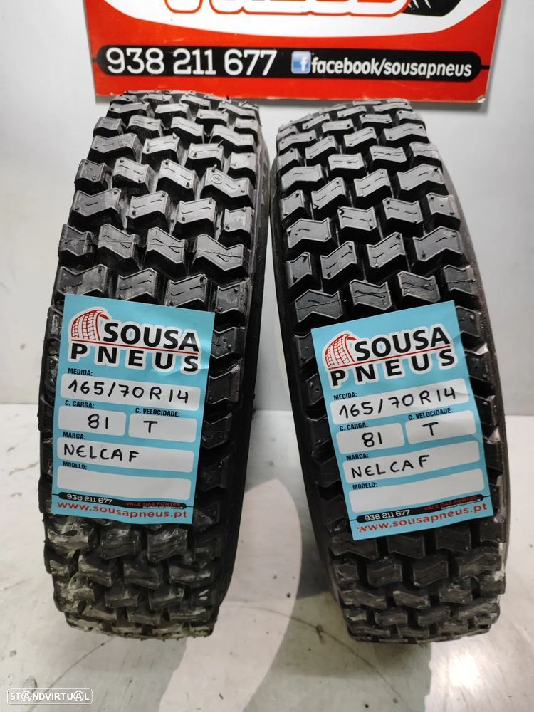 2 pneus novos de taco NELCAF 165-70r14 oferta dos portes 140 EUROS